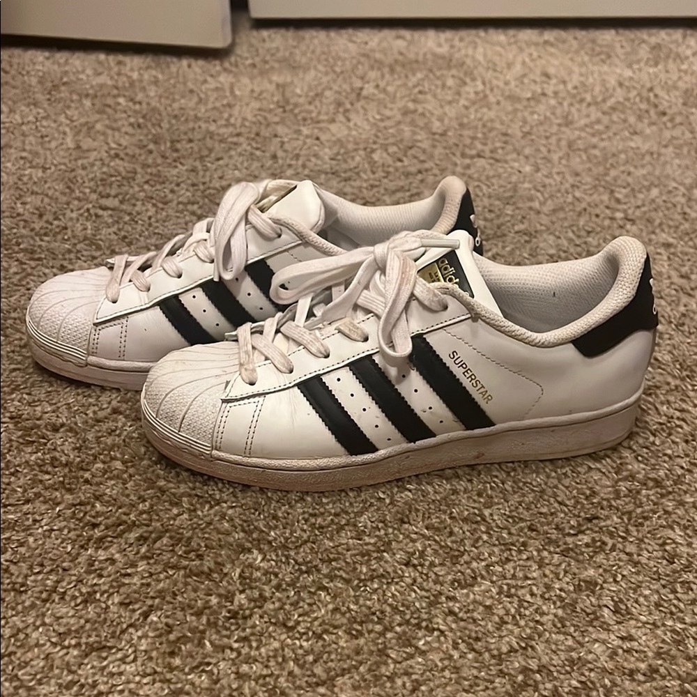 Adidas Superstar White Black Sneakers